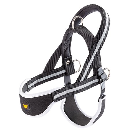 Ferplast hondentuig ergocomfort nordic 1 nylon zwart - a:45cm en b:59-67cm