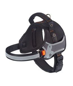 Ferplast hondentuig hercules small nylon zwart - a:39-47cm en b:50-60cm