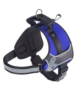 Ferplast hondentuig hercules xxl nylon blauw - a:65-75cm en b:90-110cm