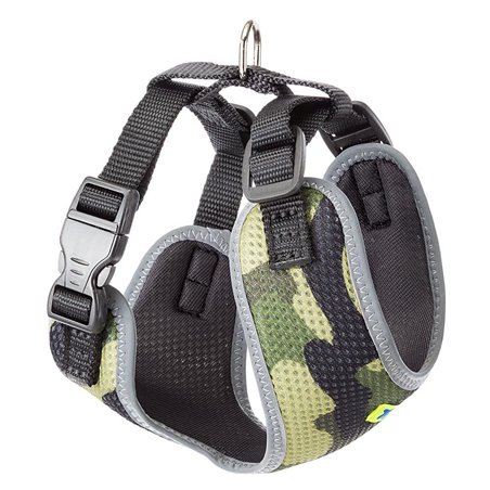 Ferplast hondentuig nikita fashion xxs nylon groen - a:15-22cm en b:22-33cm - 10mm