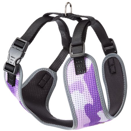 Ferplast hondentuig nikita fashion s nylon paars - a:24-31cm en b:30-41cm - 15mm