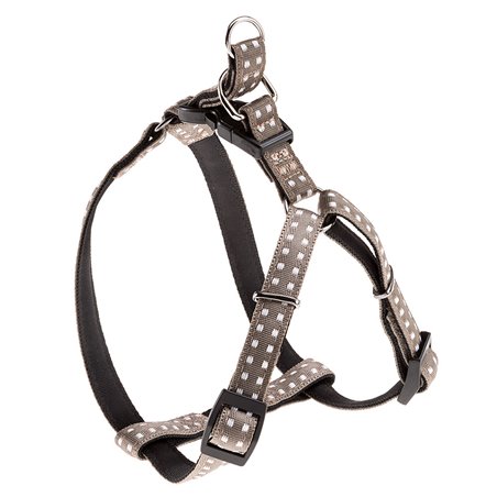 Ferplast hondentuig cricket medium nylon beige - a:45,5-63cm en b:45,5-63cm - 15mm