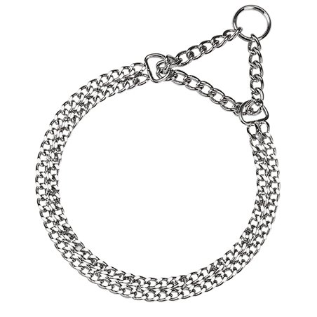 Ferplast wurgketting / halsband chroom css5516 - a:28-38cm