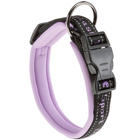 Ferplast halsband sport dog nylon paars - a:55-65cm en b:25mm