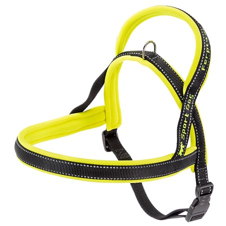 Ferplast hondentuig sport dog nylon geel medium - a:58cm en b:69-86cm