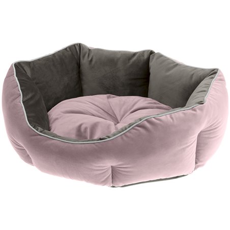 Ferplast mand queen 45 ovaal roze - 44x40x16cm