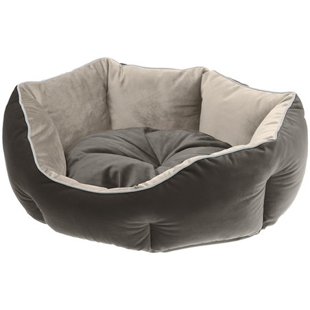 Ferplast mand queen 45 ovaal grijs - 44x40x16cm