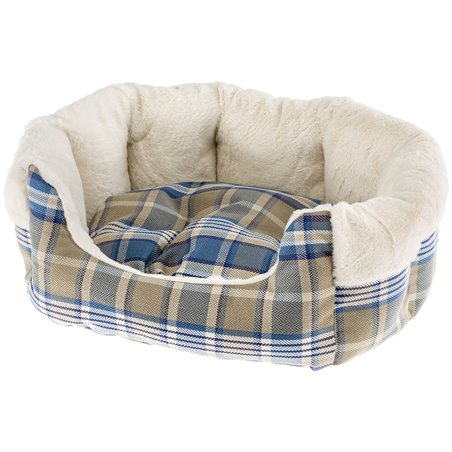 Ferplast kussen etoile 4 ovaal blauw - 60x50x21cm