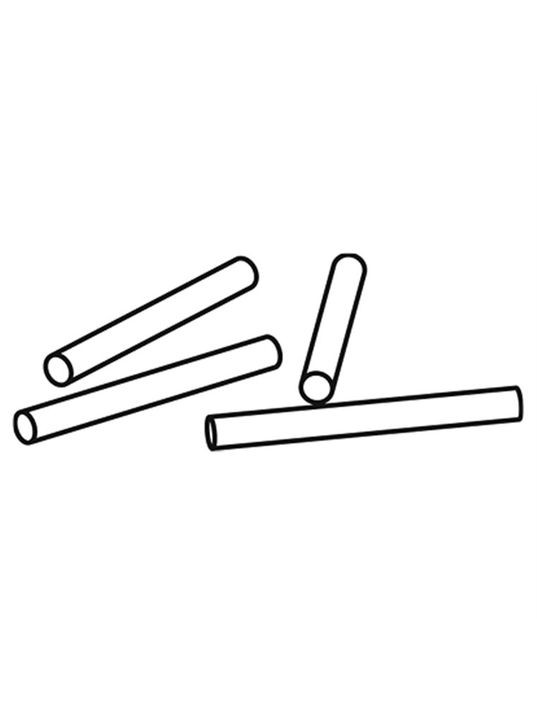 CHA 4130 ZITSTOK 3 STUKS 18CM