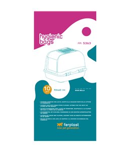 Ferplast fpi 5363 kattenbakzakken - 70x40cm