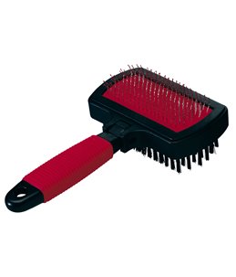 Ferplast gro 5982 borstel dubbel voor honden - 17x10,5x5cm