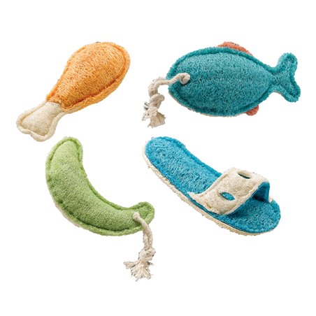 Ferplast pa 6701 groenten spons speeltje voor honden - 14x7x4cm