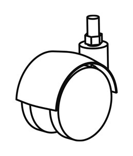 L151 wieltjes, set 4 stuks