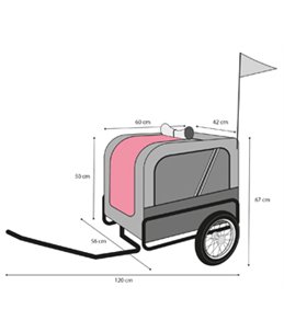 Fietskar Romero Grijs