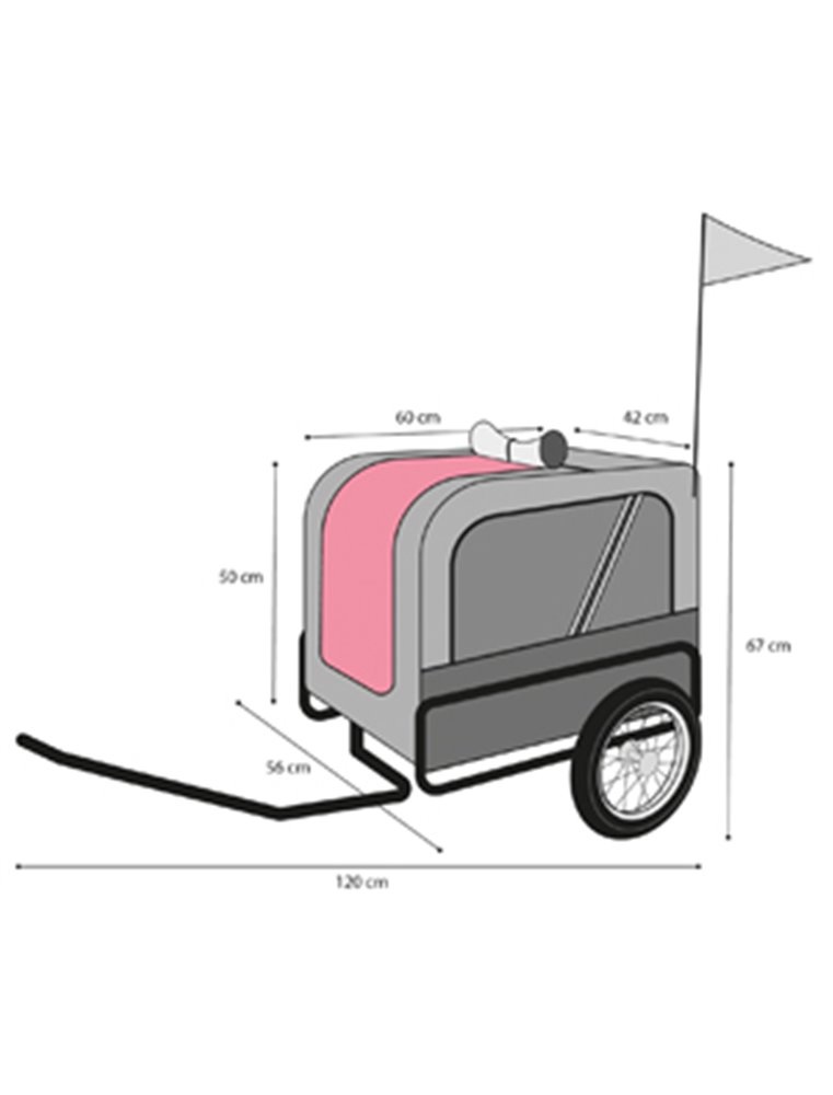 Fietskar Romero Rood