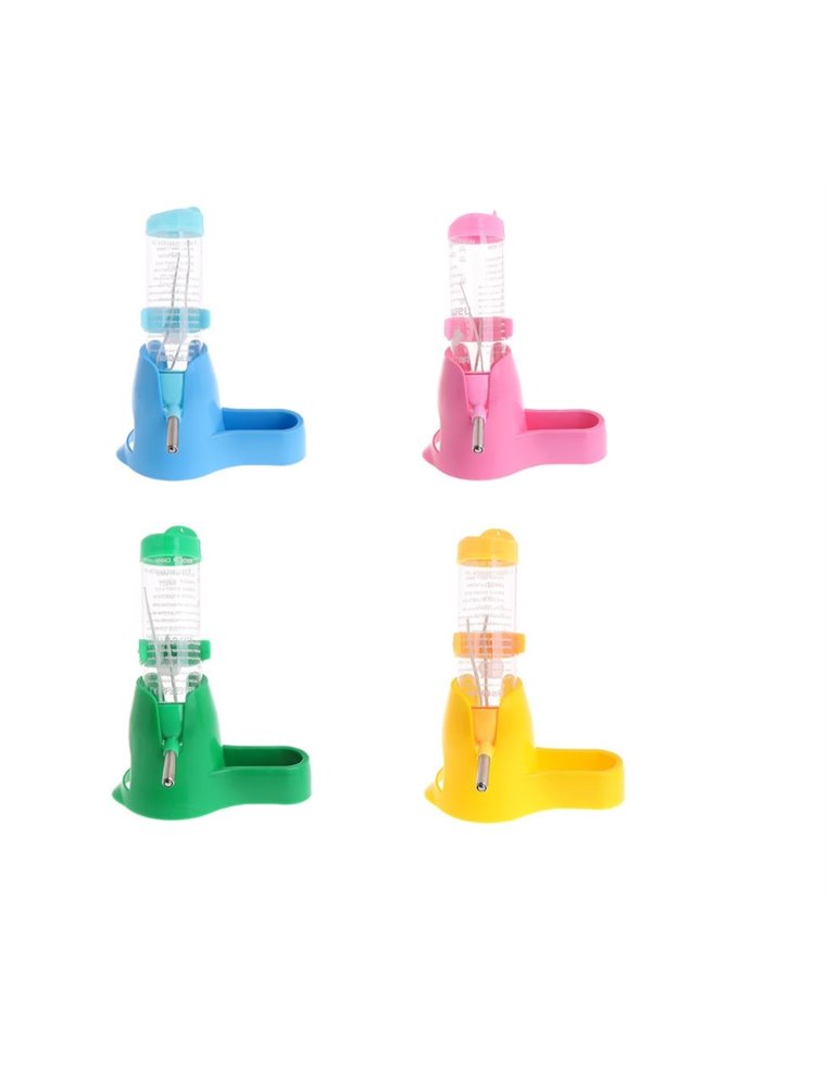 Drinkfles knaagdieren kogelsysteem 120ml geel