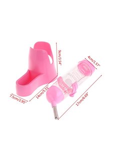 Drinkfles knaagdieren kogelsysteem 120ml geel