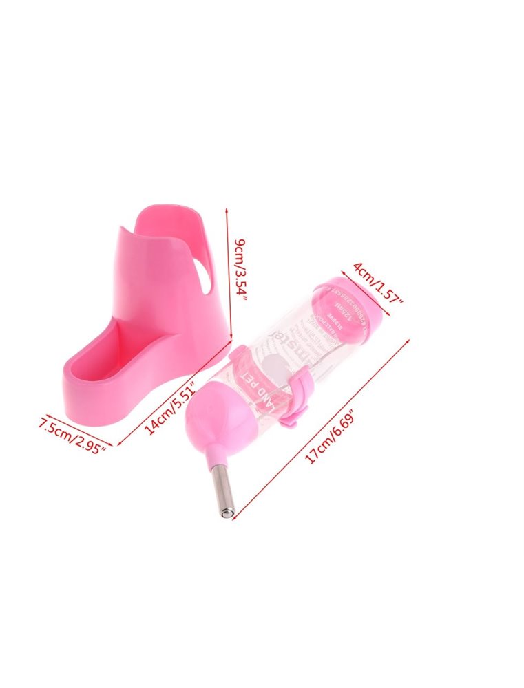 Drinkfles knaagdieren kogelsysteem 120ml geel