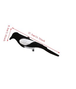 Ekster Kunststof/ Kunstof lokvogel/ Nep Ekster