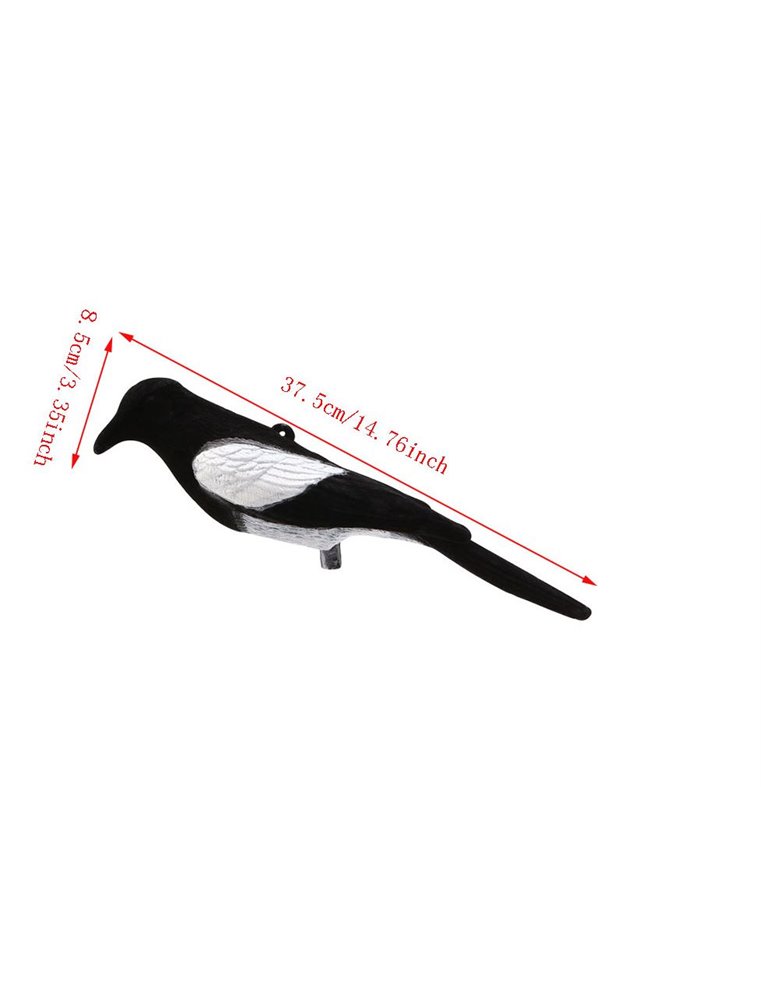 Ekster Kunststof/ Kunstof lokvogel/ Nep Ekster