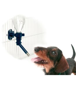 Drinkfles houder voor in de bench of draadkooi