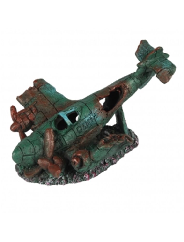 Gezonken vliegtuig 1 17x12,5x11cm