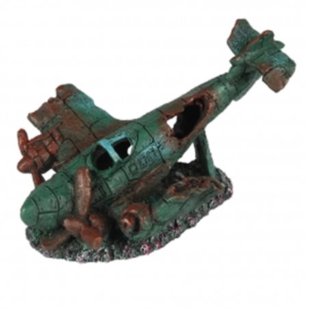 Gezonken vliegtuig 1 17x12,5x11cm