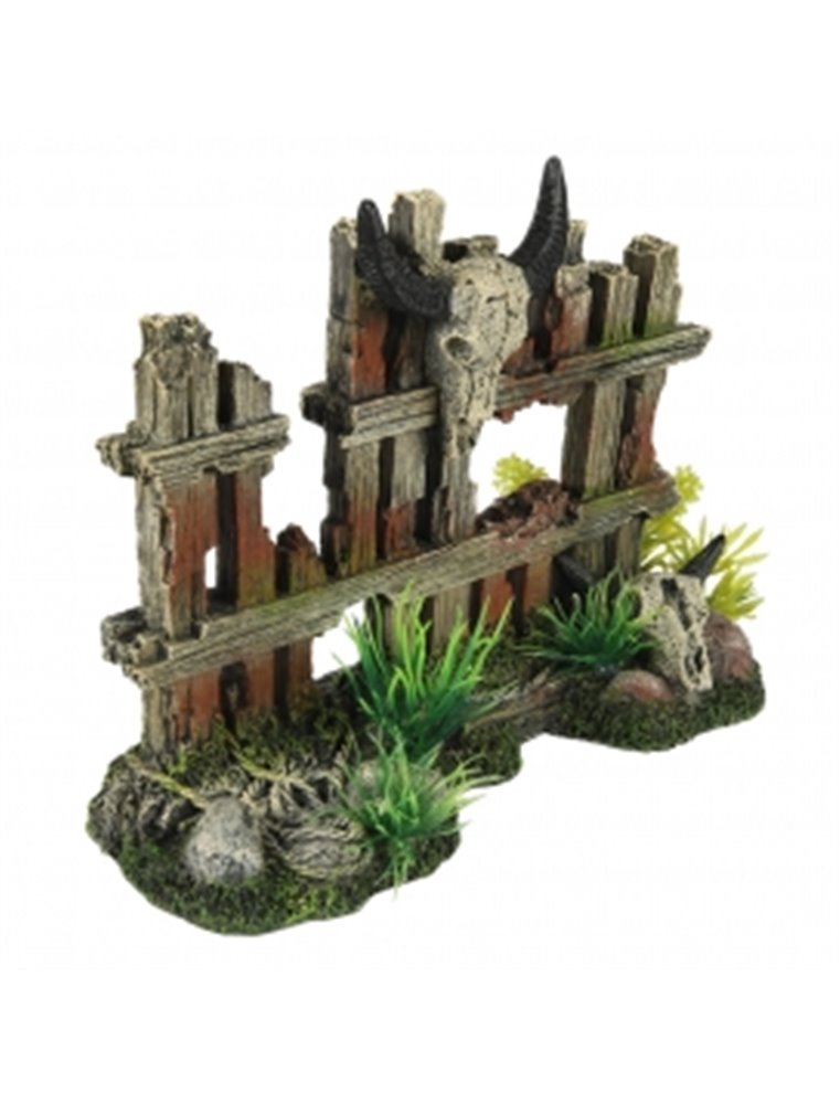 Hek met hoorns 19,2x7,5x13,5cm