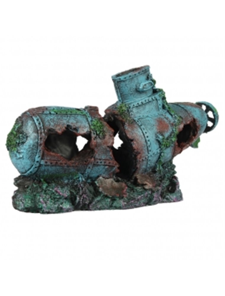 Kleine onderzeeër 29x8,5x14,5cm