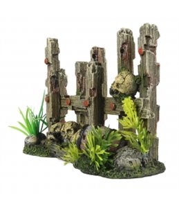 Hek met doodskoppen 19,5x8x12,8cm