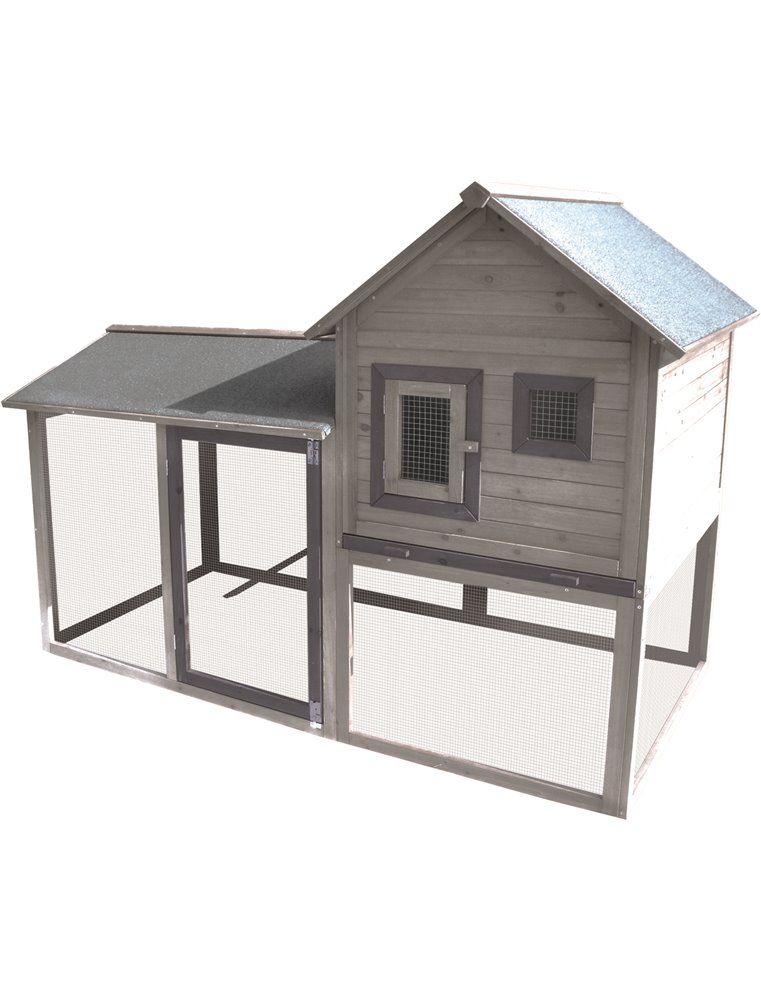 Flamingo Dierenverblijf Calimero Cottage - 197x93x143 cm