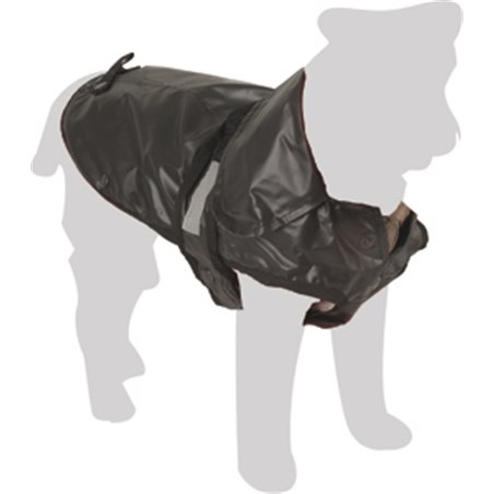 Hondenjas outdoor gevoerd - zwart - 64 cm