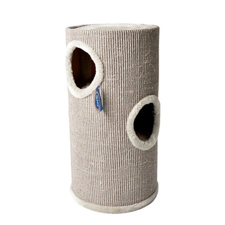 Krabpaal tower - krabpaal - 36cm x 35cm x 70cm - grijs