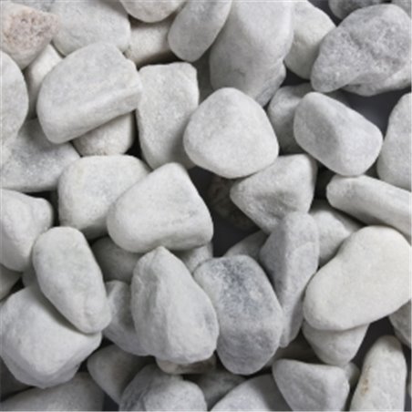 Aquariumgrind carrara white 12-16 mm - 2kg