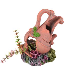 AD VASA KRUIK+PLANT 15X11X16CM 