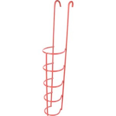 Wortelhouder radix rood 3x4x17cm 