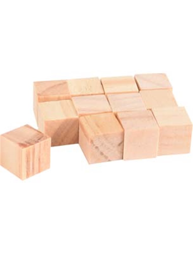  KNAAGBLOKJES NIBO 1,5x1,5CM 12ST 