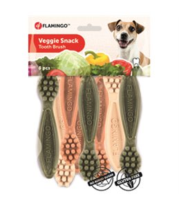 VEGGIE TANDENBORSTEL 10CM 8ST MIX 