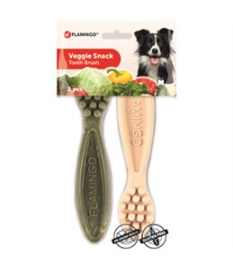  VEGGIE TANDENBORSTEL 14,5CM 2ST MIX 