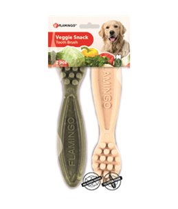  VEGGIE TANDENBORSTEL 17,5CM 2ST MIX 