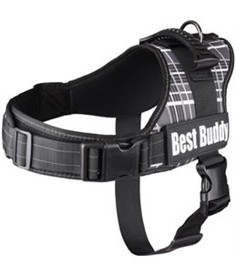 HARNAS BEST BUDDY PLUTO ZWART GRID 