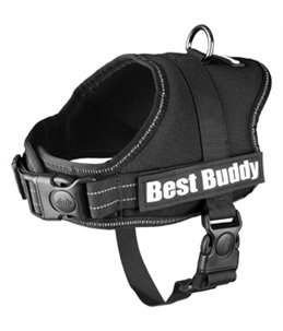 HARNAS BEST BUDDY PLUTO ZWART XS 