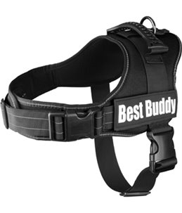 HARNAS BEST BUDDY PLUTO ZWART XL 