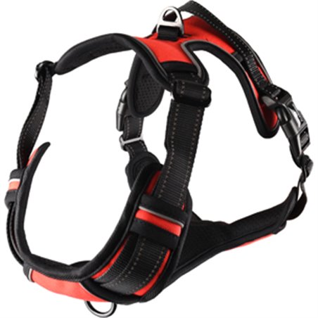 Harnas balou rood l 60-85cm*25mm 