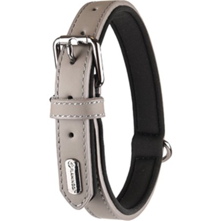 Halsband binti grijs 43/53cm 25mm 