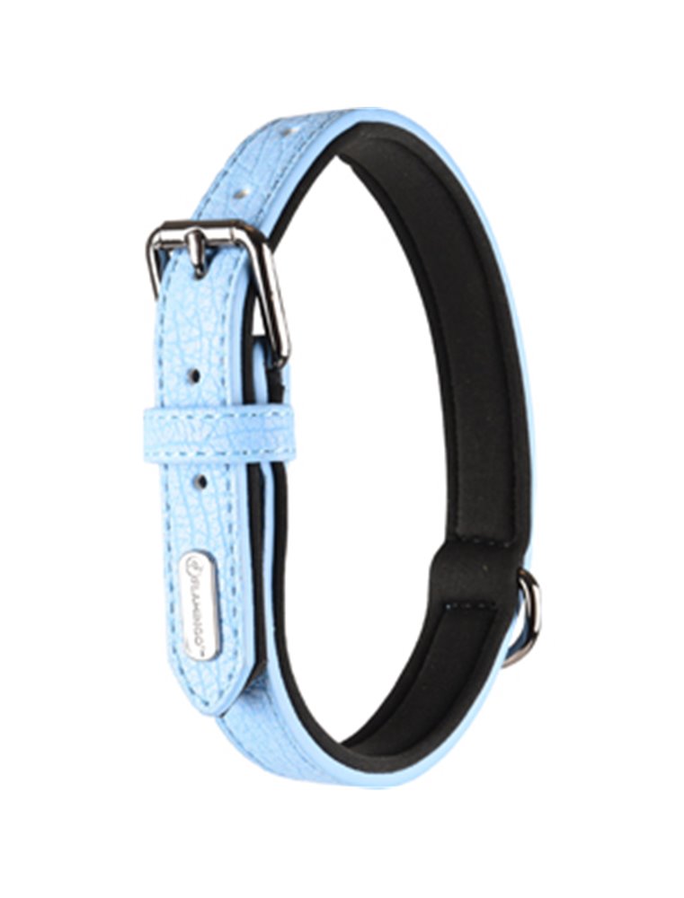 HALSBAND LEZA BLAUW 21/26CM 10MM 
