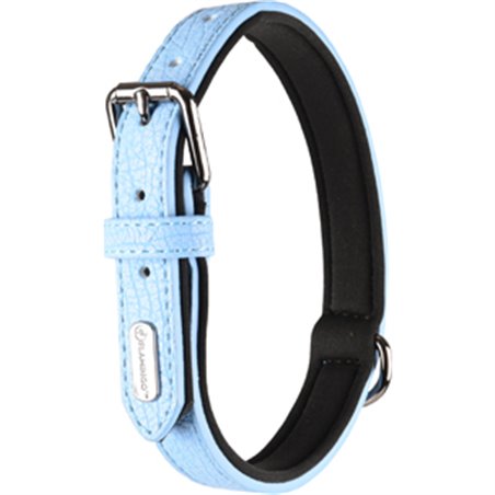 Halsband leza blauw 21/26cm 10mm 