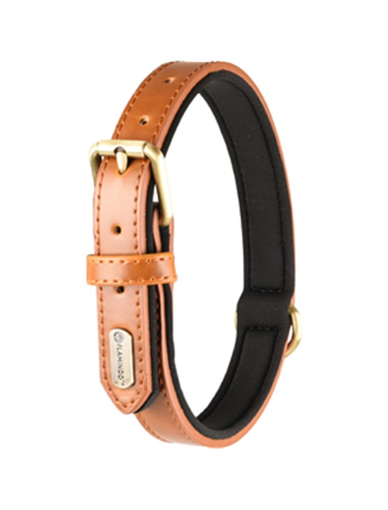 HALSBAND LYABO COGNAC 29/35CM 15MM 