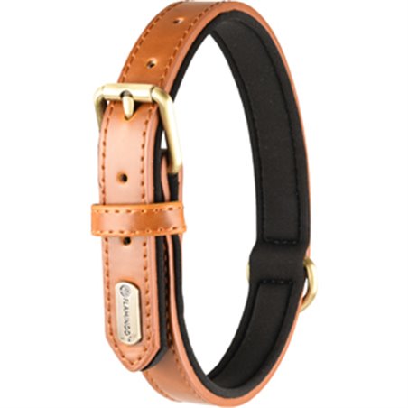 Halsband lyabo cognac 29/35cm 15mm 