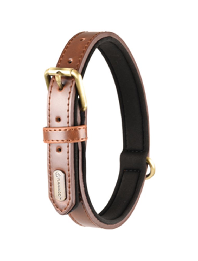 HALSBAND LYABO BRUIN 43/53CM 25MM 